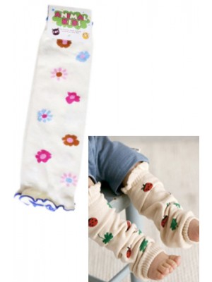 QQ009P*Floral Dot Legs Warmer